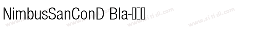 NimbusSanConD Bla字体转换 NimbusSanConD Bla字体转换